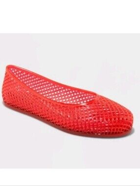 Wild Fable™ Women's Isabella Jelly Flats ~ Red